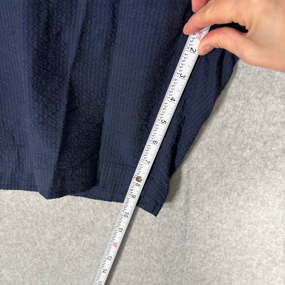 English Laundry Seersucker Shorts 40 Blue‎ Black Cotton Golf Classic 9" Inseam - Picture 5 of 9